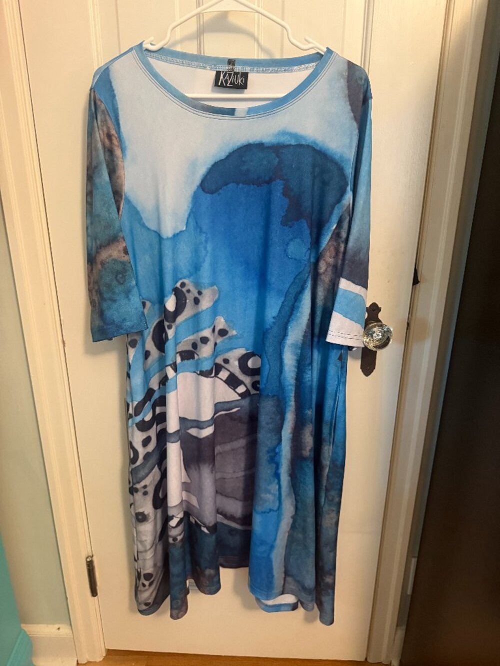 Artful Home Kaziuki Luna SS Dress Size 3 (16–18) | Wearable Art Midi A-Line